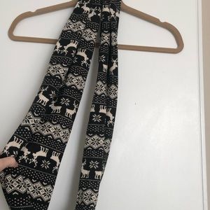 Holiday infinity scarf